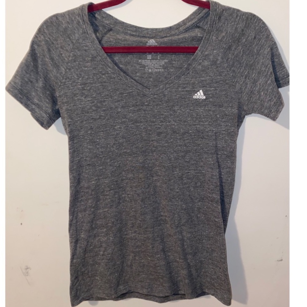Adidas V-Neck Short-Sleeve T-Shirt